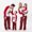 style 1, variant on NIPAXO Family Matching Christmas Pajamas Set Long Sleeve Raglan Top and Red Buffalo Plaid Pants Holiday Sleepwear for Dad Mom Kids