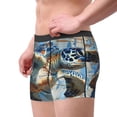 thumbnail image 2 of Uemuo Abstract Sea Turtle Pattern Men's Boxer Briefs,Trunk Anti-Chafing,Comfortable, Durable, and Stylish Underwear-X-Large, 2 of 9
