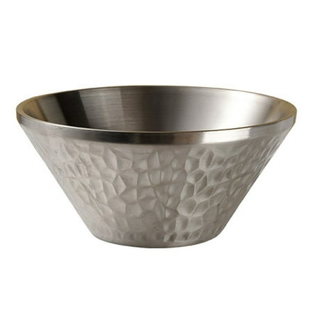 

Camping Stainless Steel Salad Bowl Noodle Bowl Ice Bowl Fruit Bowl Double Layer