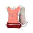 thumbnail image 2 of Chaleco de running para hombre y mujer, bolsa deportiva ligera y transpirable para exteriores, chaleco de hidratación para ciclismo, maratón jogging. Rosa, 2 of 8