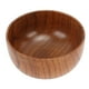 thumbnail image 2 of Tazón de sopa de madera Textura única Tazón de madera exquisito y redondo de forma suave para ensalada de fideos de arroz y frutas, 2 of 10