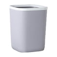 thumbnail image 2 of Coorders Bathroom Trash Can Small Garbage Can Plastic Wastebasket Trash For Toilet Office Bedroom Living Room With Pressure Ring, 2 of 7