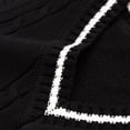 thumbnail image 5 of Otqutp Sweater Vest for Kids Boys Girls V Neck School Uniform Knitted Pullover Comfy Soft Sleeveless Fall Winter Tank Top, 5 of 9