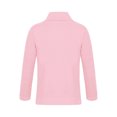 thumbnail image 2 of Yartina Kids Brushed Thermal Underwear Turtle Neck Tee Thermal Baselayer Long Sleeve T-Shirt Winter Pink 110, 2 of 5