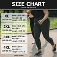 thumbnail image 5 of OLENNZ Plus Size Leggings for Women 4X-Large High Waist Workout Black Yoga Pants, 5 of 5