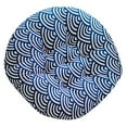 thumbnail image 2 of JingChun Bohemian Soft Round Chair Pad Garden Patio Home Kitchen office Seat Cushion Calligraphy Diameter 17in, 2 of 4