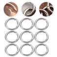 thumbnail image 2 of Zinc Alloy Key Rings for Craft Projects Silver Color Durable and Rust Resistant 15 Pieces, 2 of 9