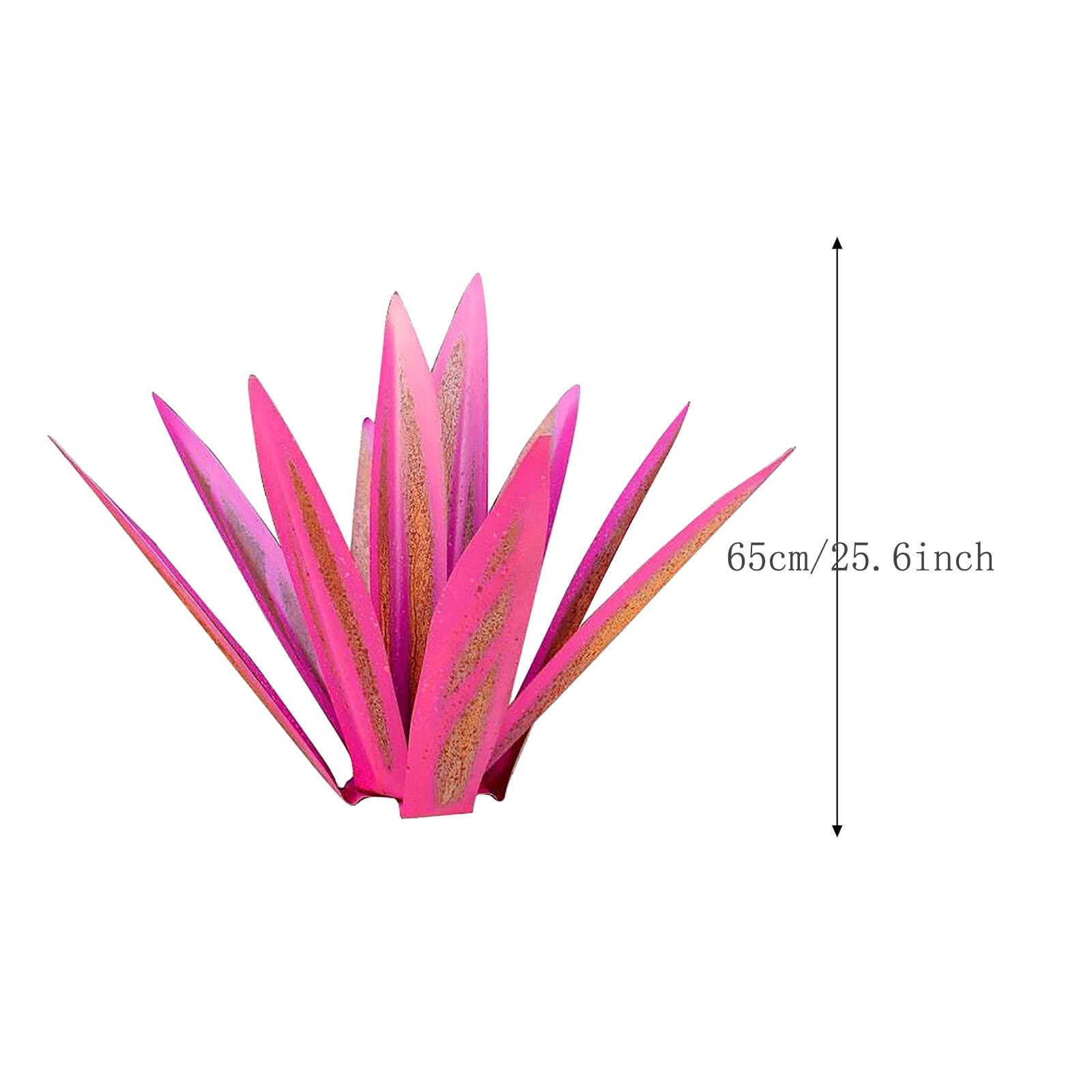 Giftesty 25“ Metal Art Tequila Rustic Sculpture Garden Yard Sculpture Home Decor 9 Leaves