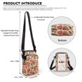 thumbnail image 6 of HELLHERO Melon-Love-Capybara Double-layer Crossbody Bags Adjustable Shoulder Strap for Travel, 6 of 7