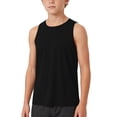 thumbnail image 5 of Asxite Toddler Tank Top Solid Color Sleeveless Crew Neck Breathable Active Summer Blouses 5-15Y, 5 of 7