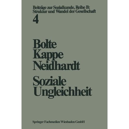 ISBN 9783810000323 product image for Beiträge Zur Sozialkunde: Soziale Ungleichheit (Paperback) | upcitemdb.com