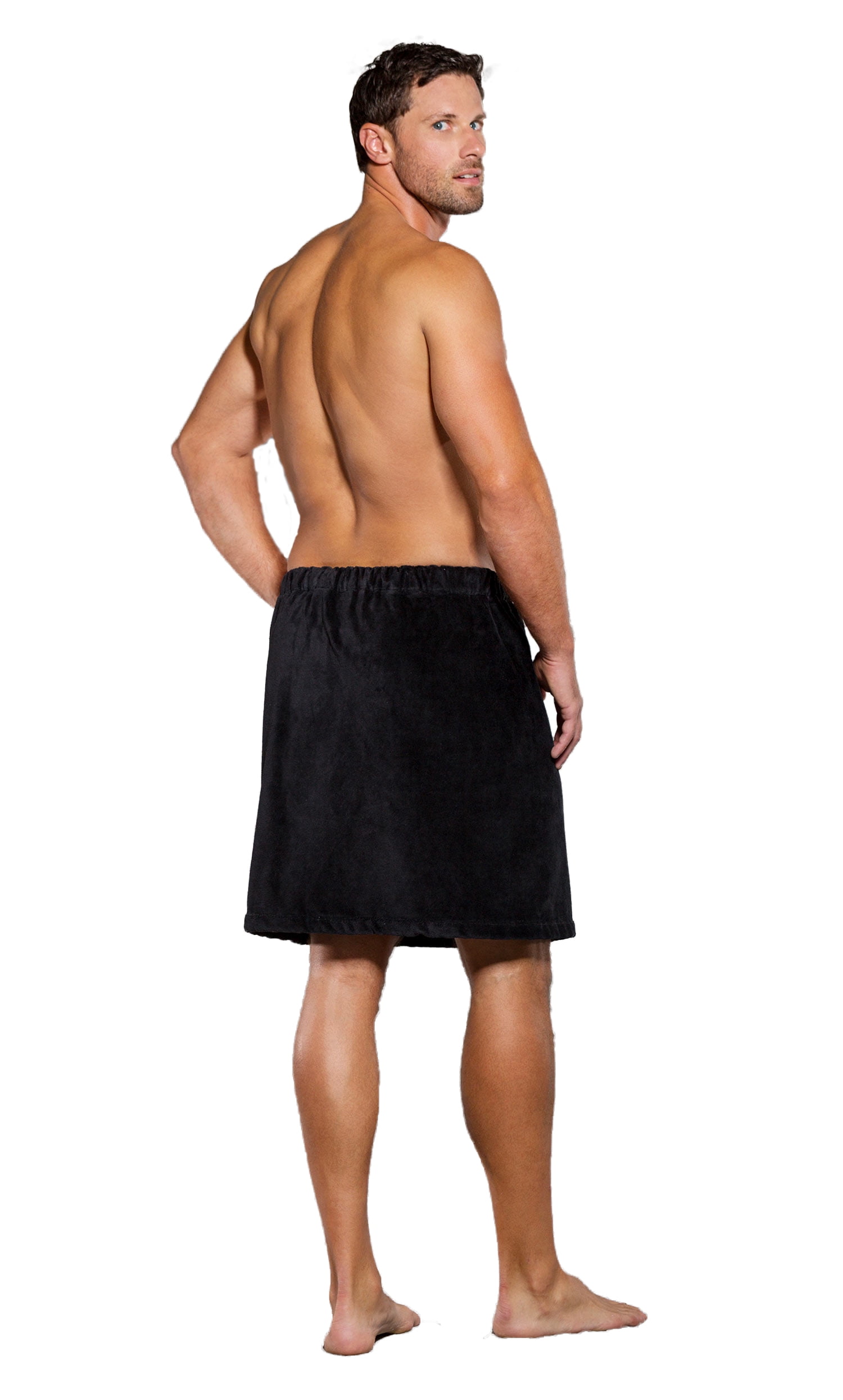 Turquaz Linen Solid Print Cotton Bath Towels, Black