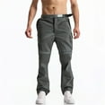 thumbnail image 2 of Men's Convertible Cargo Pants Lightweight Outdoor Hiking Travel Camping Work Casual Detachable Trousers for Summer Spring, 2 of 2