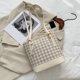 thumbnail image 1 of Bolsa a cuadros Vintage para mujer de compras diarios de hombro simples de viaje de PU Sywqhk Para Estrenar, 1 of 9