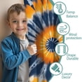 thumbnail image 3 of Blackout Kids Curtains,Orange Blue Tie Dye Mandala Pattern Childrens Insulated Curtains Set Of 2,Bedroom Essentials,Toddler Room Decor 42"x84", 3 of 5