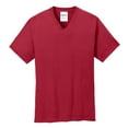 thumbnail image 5 of Yellow Rooster Men's Core Cotton V-Neck T-Shirts Red M, 5 of 6