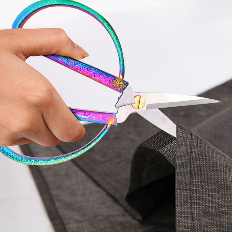 New High Quality Household Scissors Rainbow Sewing Scissors