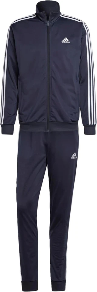 Adidas Men's Essentials 3-Stripes Track Suit Navy photo 1