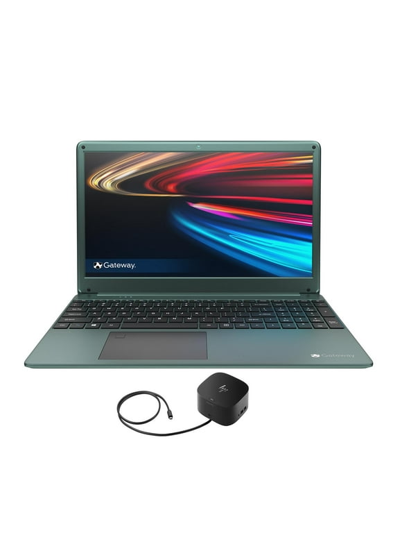 Gateway GWTN156-4GR Home/Business Laptop (AMD Ryzen 5 3450U 4-Core, 15.6in 60Hz Full HD (1920x1080), AMD Vega 8, 12GB RAM, 2TB m.2 SATA SSD, Win 11 Pro) with G2 Universal Dock