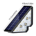thumbnail image 3 of Bklubk Solar Powered LED Step Light Outdoor Motion Sensor Waterproof Stair Light Wall Mount Railing For Garden Patio Porch Yard Balco, 3 of 6