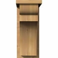 thumbnail image 2 of 7 1/2"W x 14"D x 18"H Yorktown Smooth Corbel w/Backplate, Western Red Cedar, 2 of 9