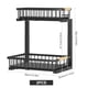 thumbnail image 2 of Organizador para Debajo del Fregadero, 2 Paquetes de 2 Niveles para Debajo del Fregadero y Almacenamiento, Estante Organizador extraíble para gabinete, cajón Deslizante Metal para Cocina, 2 of 8