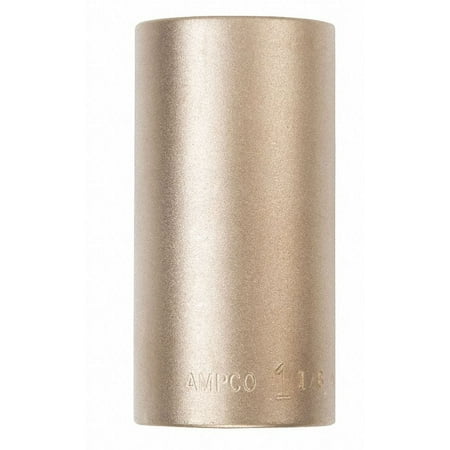 

Ampco Safety Tools Socket Almn Brz Natural 1 1/8 in DW-1/2D1-1/8