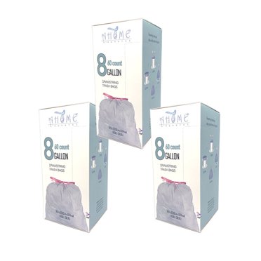 Karat High Density Trash Can Liners – 4-7 Gallon, 24x24, 6 Micron – 1000/Case