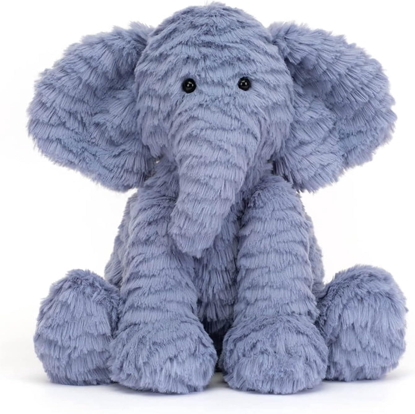 Jellycat Fuddlewuddle Elephant Stuffed Animal, Medium 9 inches - Elephant Plush Toy - Classic Children's Gift