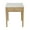 Oak, variant on Alto 18" Square Italian Carrara White Marble Side Table with White Leg