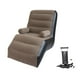 thumbnail image 3 of Sofá inflable Lazy Sofa con bomba manual y reposabrazos, sillón de ocio marrón, 3 of 9