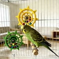 thumbnail image 3 of Pet Bird Entertainment Toy with Rotating Chewing Gadget for Cage Interaction and Movement - Cage Accessory for Parrot Play and Stimulation in Five Color Variants, 3 of 3