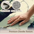 thumbnail image 6 of ODIKA 9'x12' Washable Area Rug Fishing Forest Print Perch Wildlife Border Cabin Motif Motifs for Master Suite, California King, Under Bed, Non-Shedding, Easy Care, 6 of 7