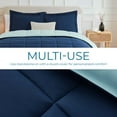 Nestl Reversible Comforter, Quilted Down Alternative Duvet Insert, All