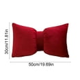 thumbnail image 3 of Bow Pillow Bow Shaped Throw Pillow Soft Bowknot Pillow Decorative Throw Pillows,Soft Sofa Throw Pillows Bedding Decorative Cushion,Couch Bed Cute Home Decor Accent Pillows,1 1.81×19.69in, 3 of 6