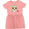 thumbnail image 3 of Inktastic DÃ­a De Los Muertos Skull with Flower Girls Toddler Dress, 3 of 5