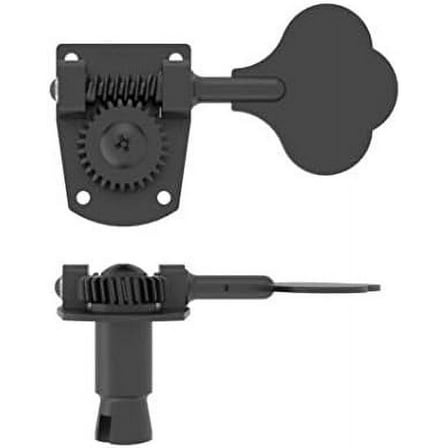 Hipshot HB7 Bass Side Bass Tuning Machine (1) With Clover Key - BLACK