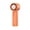 Orange, variant on Portable Handheld Semiconductor Cooling Fan with Ice Ceramic, RGB Ambient Lights, 3 Wind Speeds, USB Rechargeable Mini Cooler Fan for Travel, Commute, Office and Outdoor