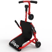 EzyRoller: Classic - Red - Ride-On Scooter, Cambering Motion, Pedal Free Cart, Hand Brakes, Extendable Frame, 154lb Capacity, Kids Ages 4+