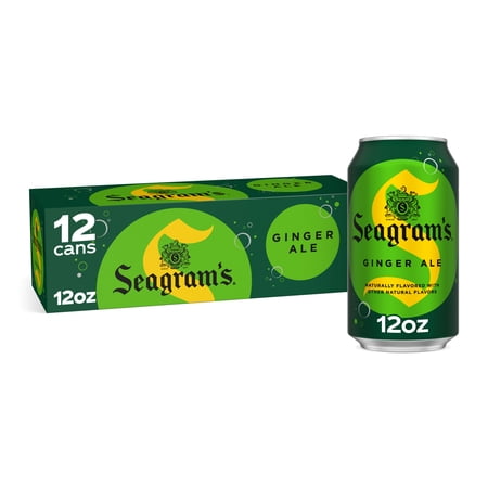Seagram s Ginger Ale Soda Pop Fridge Pack Cans 12 fl oz 12 Pack