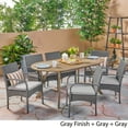 thumbnail image 2 of Christopher Knight Home Mason Outdoor 7 Piece Wood and Wicker Dining Set by, 2 of 4