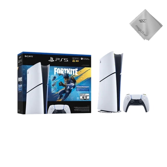 New TEC PlayStation_5 Digital Edition 825GB - Fortnite Flowering Chaos Bundle | Includes PS_5 Console, Exclusive Fortnite Skin & V-Bucks