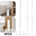 thumbnail image 1 of Soporte Papel Higiénico Independiente Rollo Acrílico para Baño 5 Uds., 1 of 4