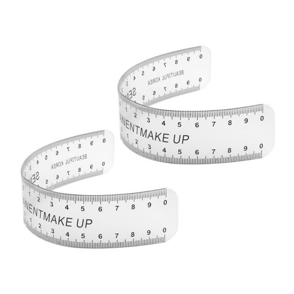 Plantilla de cejas Yinane 2 Unids Set de Plástico para maquillaje permanente Herramientas de cejas