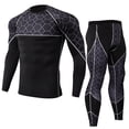thumbnail image 1 of Guardurnaity Conjunto de ropa interior térmica para hombre, trajes transpirables de secado rápido, medias básicas, pantalones, ropa deportiva, ropa de conjuntos de ropa Gris SG Guardurnaity AP013632-04, 1 of 6