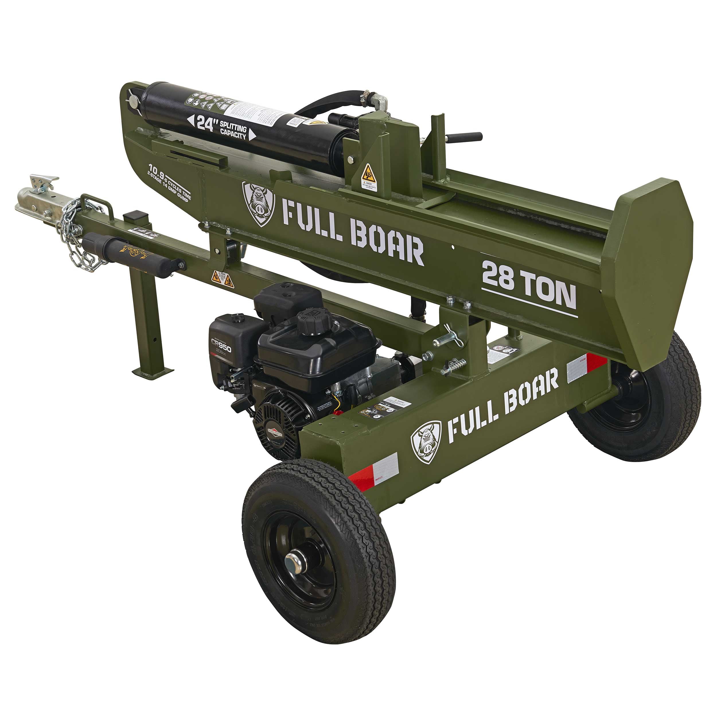 FULL BOAR 28 Ton Log Splitter-Full Boar Engine 212cc (49-State)