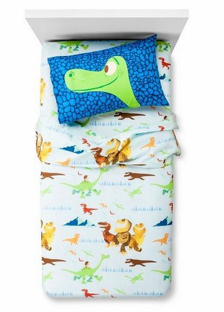 Disney Pixar Good Dinosaur Trio Twin Sheet Set, Twin Bed Kids Sheets