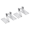 thumbnail image 1 of Unique Bargains Air Cylinder Rod Clevis Mounting Bracket Pneumatic Parts, Silver 2 Pack, 1 of 5