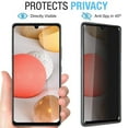 thumbnail image 3 of ZYQEEE 2 Pack Privacy Screen Protector for Samsung Galaxy A25 6.4 inch, Anti-Spy Tempered Glass, Bubble-Free, Easy Install, 3 of 7