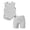 White, variant on Grblisyd Girls Summer Outfits 2 Piece Set Polka Dots Tank Top and Biker Shorts Sets Kids Clothes 5-13 Y